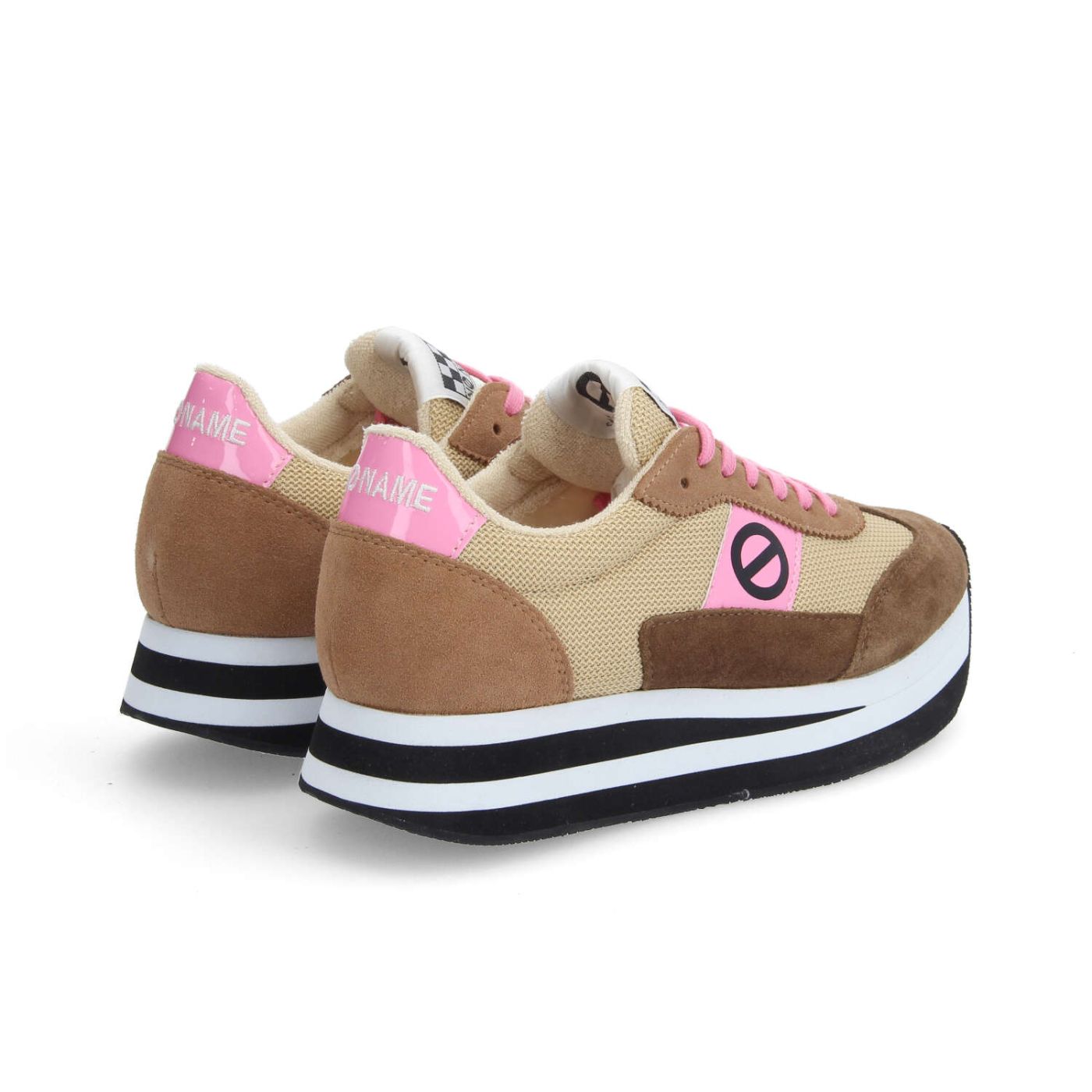 FLEX M JOGGER W - SUEDE/SDE/KNIT - MARRON/NOISETTE/BEIGE
